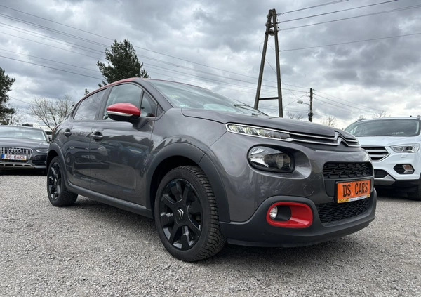 Citroen C3 cena 47900 przebieg: 87000, rok produkcji 2019 z Częstochowa małe 466